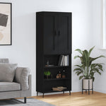 Hoge Kast 69,5X34X180 Cm Bewerkt Hout