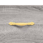 Hoge Kast 34,5X34X180 Cm Bewerkt Hout Eikenkleurig