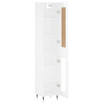 Hoge Kast 34,5X34X180 Cm Bewerkt Hout