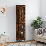 Hoge Kast 34,5X34X180 Cm Bewerkt Hout