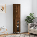 Hoge Kast 34,5X34X180 Cm Bewerkt Hout
