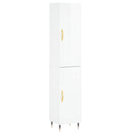 Hoge Kast 34,5X34X180 Cm Bewerkt Hout