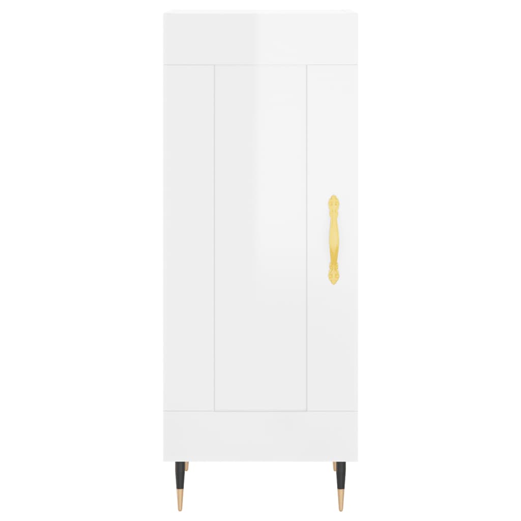 Hoge Kast 34,5X34X180 Cm Bewerkt Hout