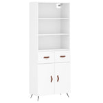 Hoge Kast 69,5X34X180 Cm Bewerkt Hout