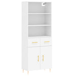 Hoge Kast 69,5X34X180 Cm Bewerkt Hout