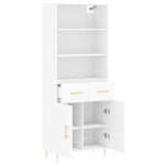 Hoge Kast 69,5X34X180 Cm Bewerkt Hout