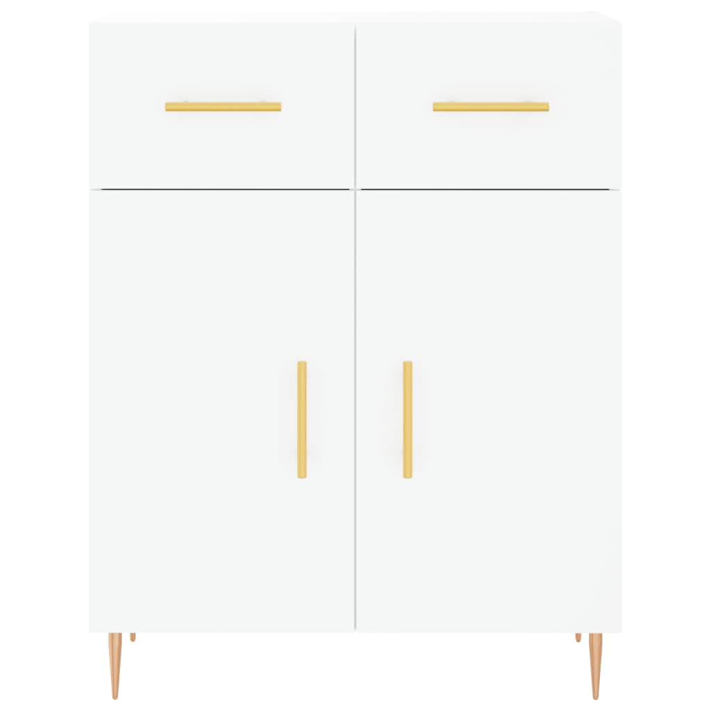 Hoge Kast 69,5X34X180 Cm Bewerkt Hout