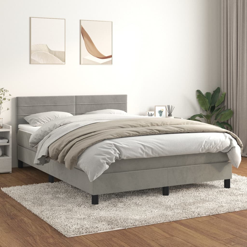 Boxspring Met Matras Fluweel