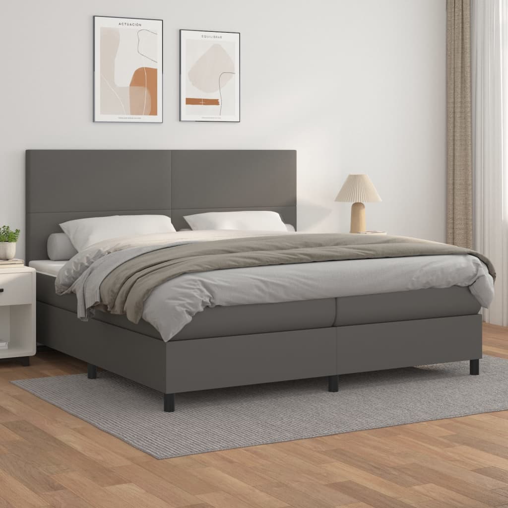 Boxspring Met Matras Kunstleer