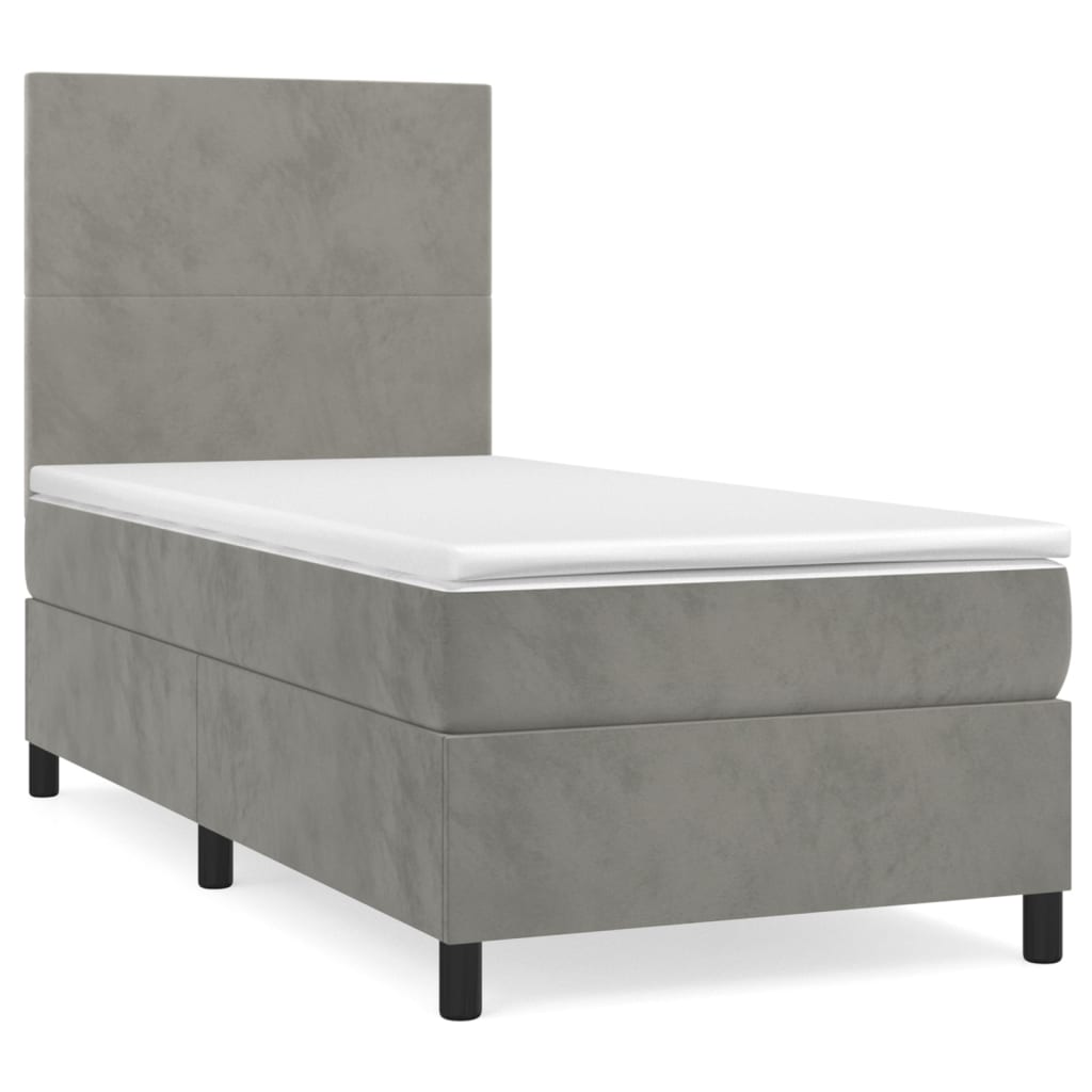Boxspring Met Matras Fluweel