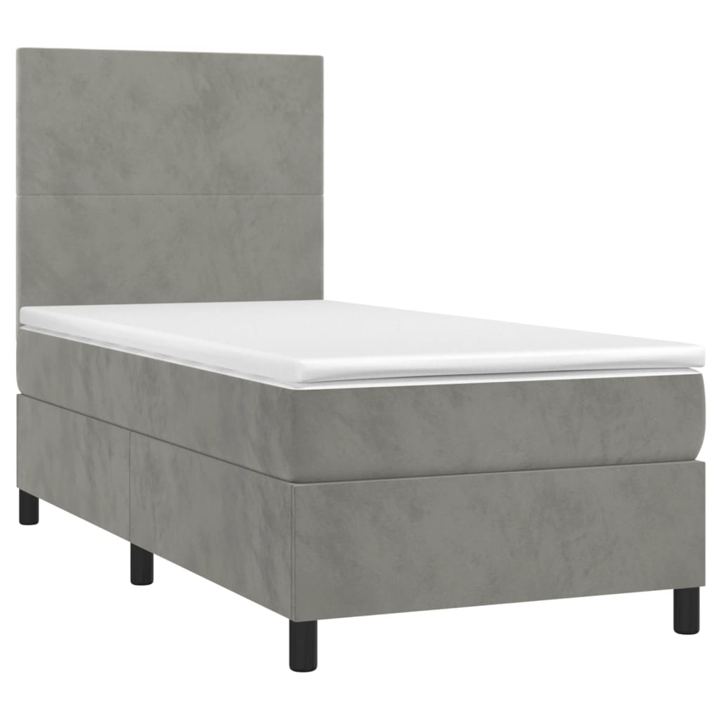 Boxspring Met Matras Fluweel