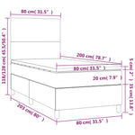 Boxspring Met Matras Fluweel