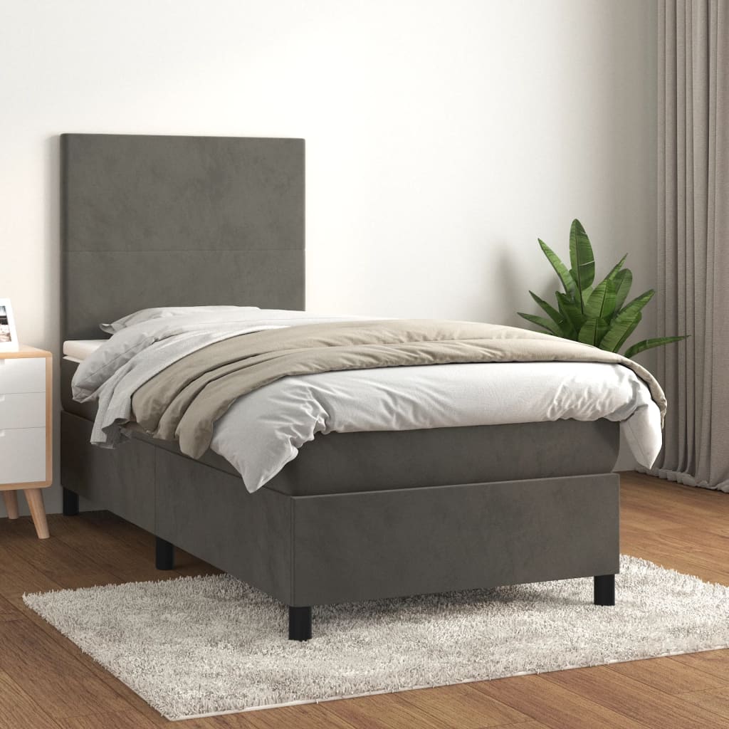 Boxspring Met Matras Fluweel