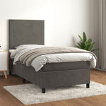 Boxspring Met Matras Fluweel