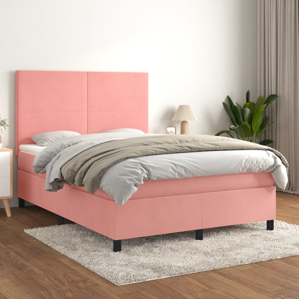 Boxspring Met Matras Fluweel