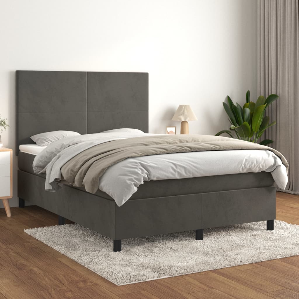 Boxspring Met Matras Fluweel