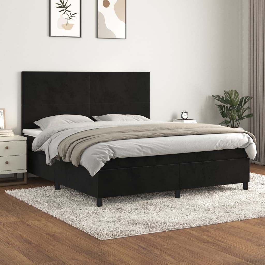 Boxspring Met Matras Fluweel