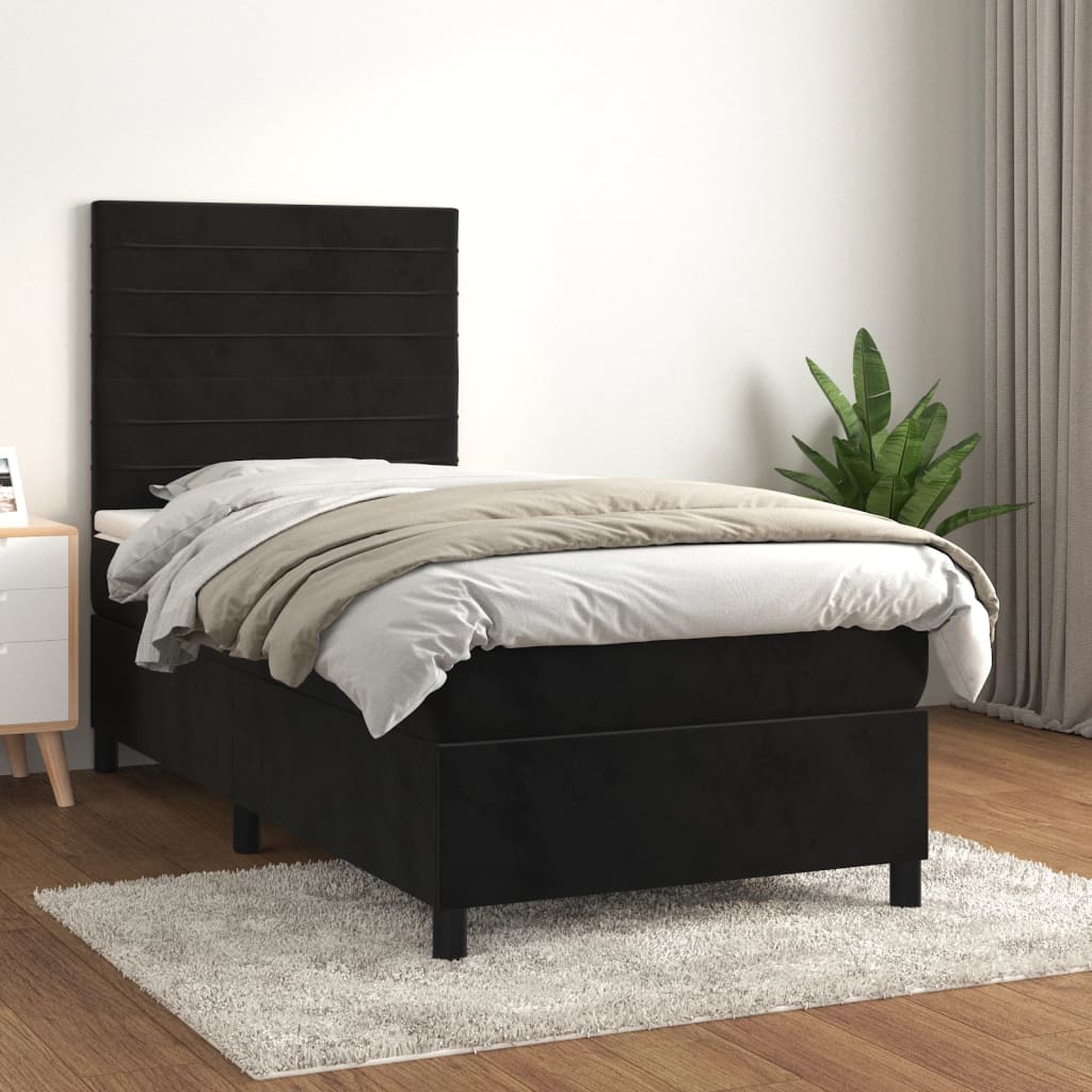 Boxspring Met Matras Fluweel