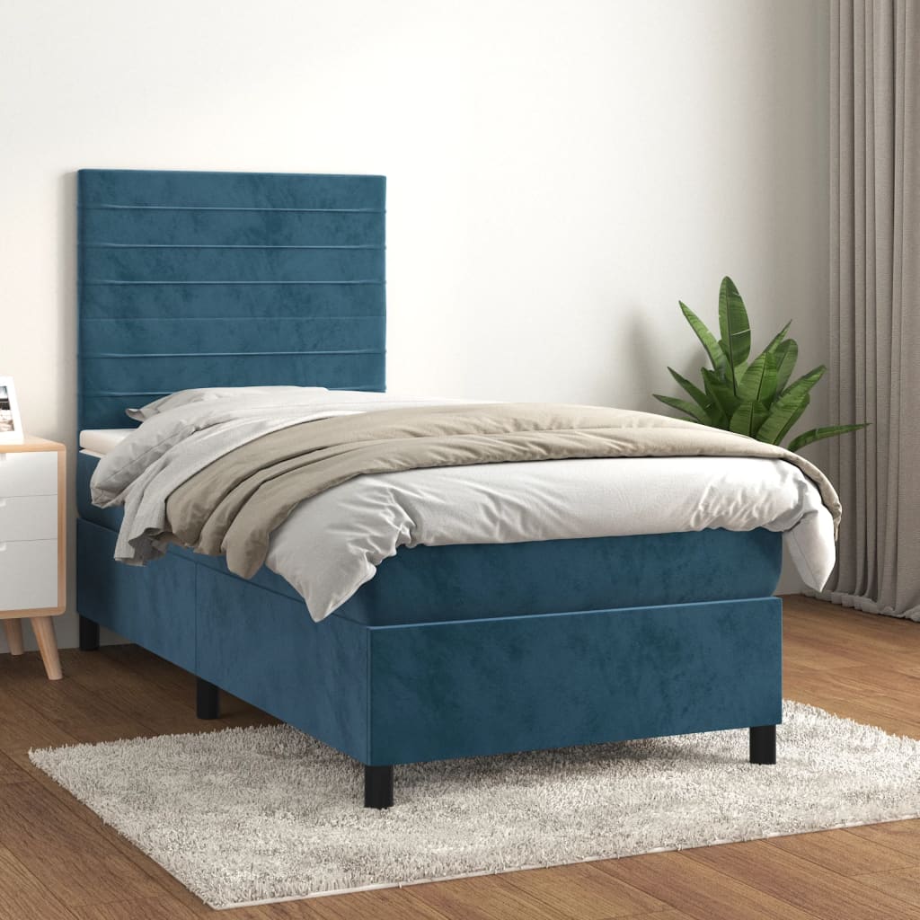 Boxspring Met Matras Fluweel