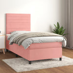 Boxspring Met Matras Fluweel