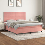 Boxspring Met Matras Fluweel
