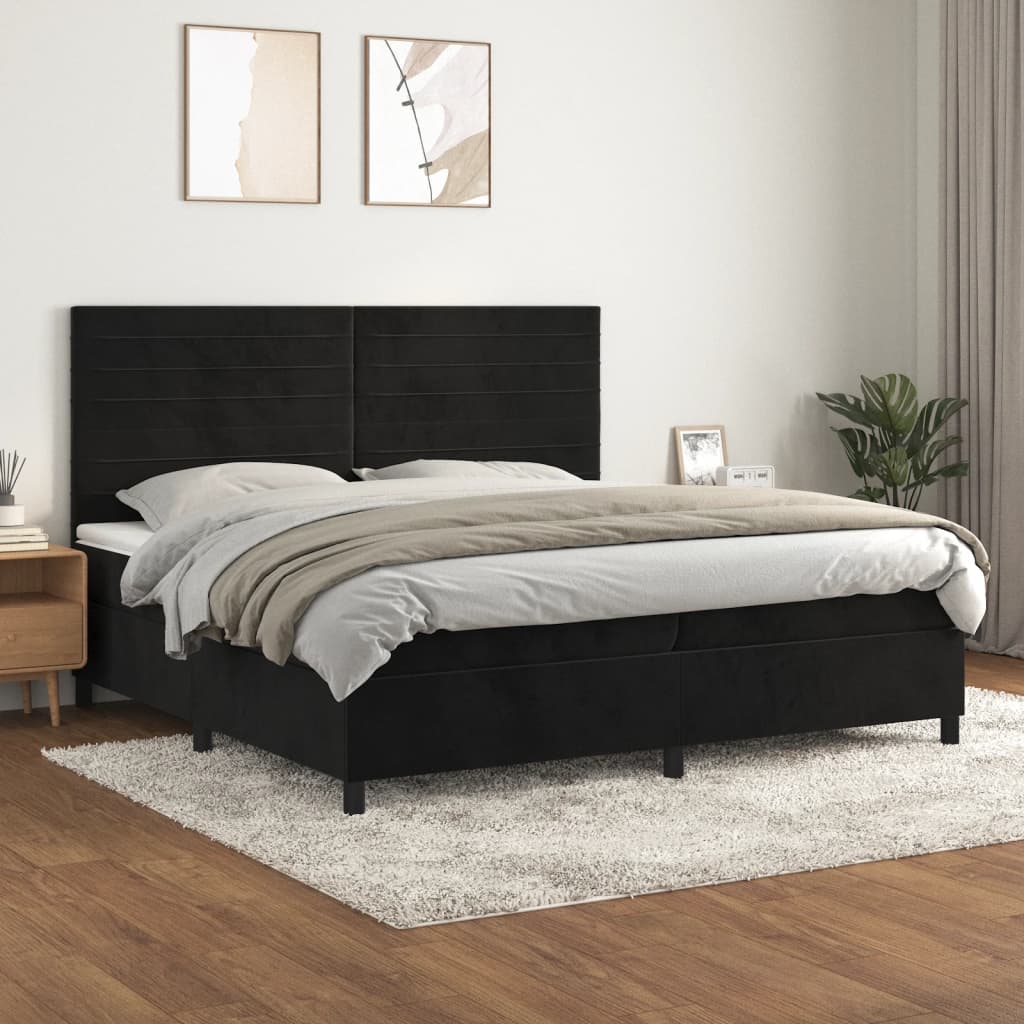 Boxspring Met Matras Fluweel