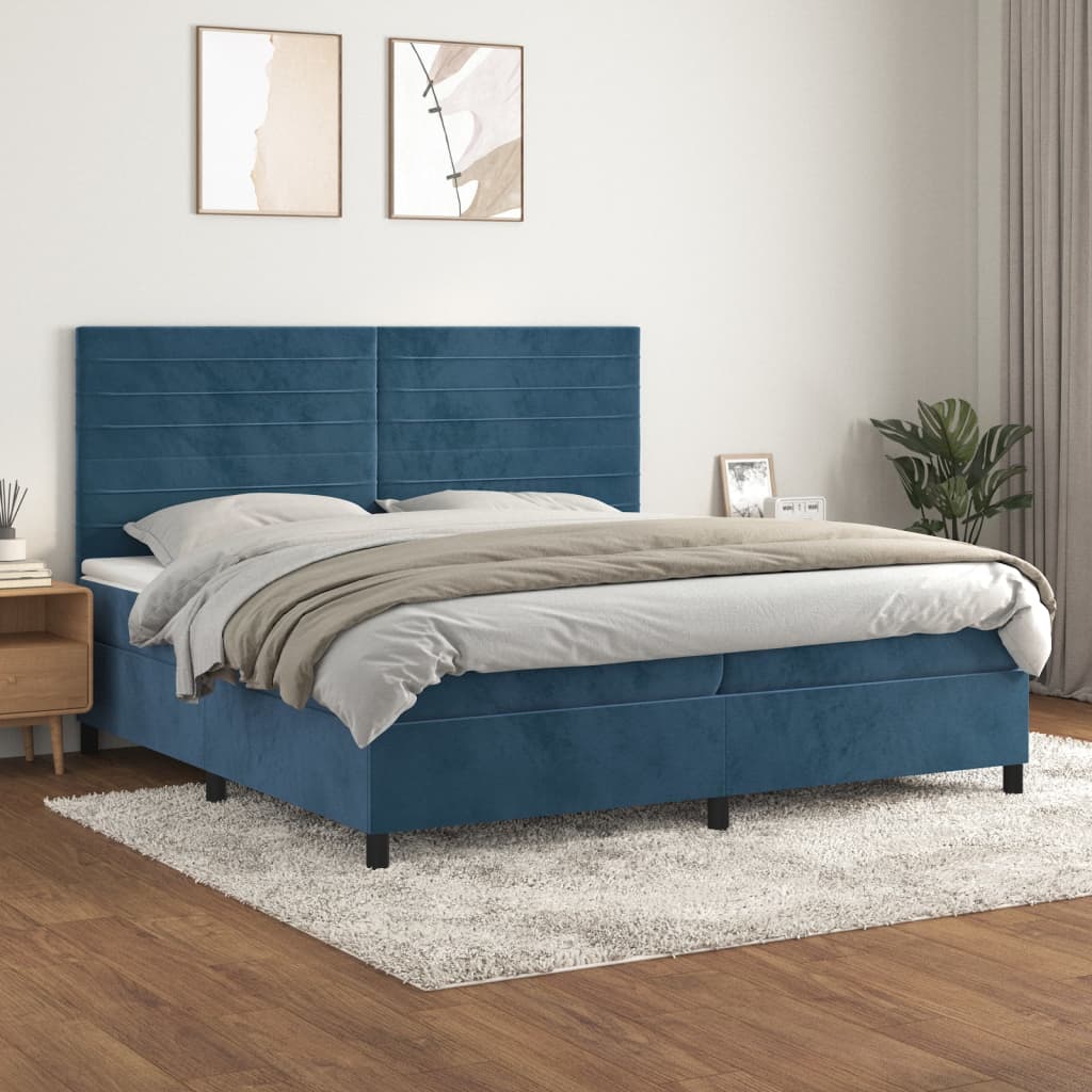 Boxspring Met Matras Fluweel