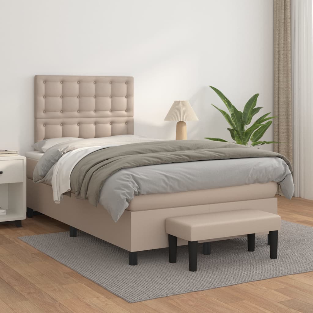 Boxspring Met Matras Kunstleer Kleurig
