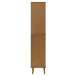 Boekenkast Molde 85X35X170,5 Cm Massief Grenenhout