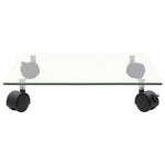 Plantenrollers 4 St Vierkant 35X35 Cm Gehard Glas Taupe