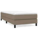 Boxspring Met Matras Stof Taupe