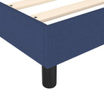 Boxspring Met Matras Stof Blauw