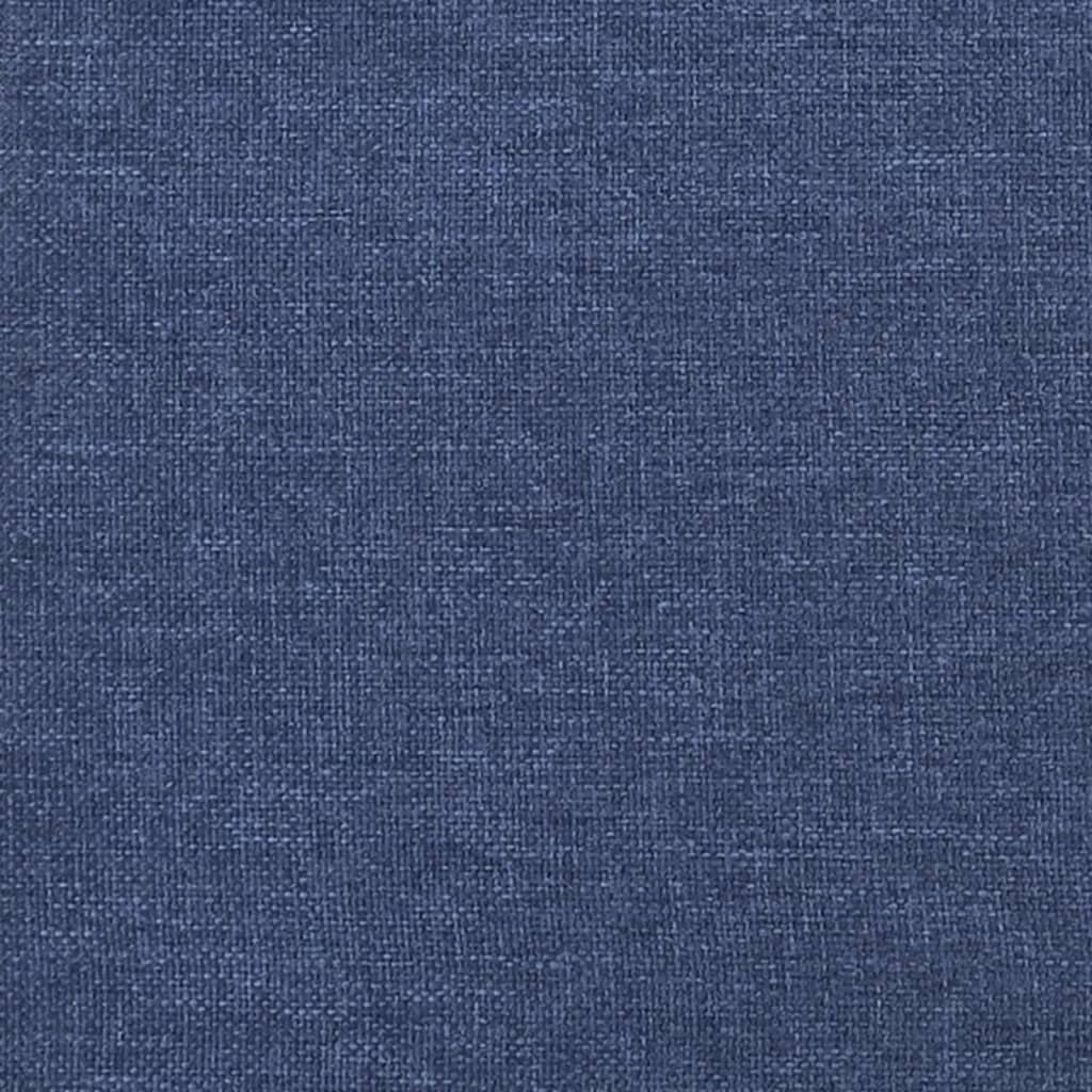 Boxspring Met Matras Stof Blauw