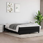 Boxspring Met Matras Stof Zwart
