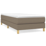 Boxspring Met Matras Stof Taupe