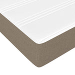 Boxspring Met Matras Stof Taupe