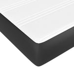 Boxspring Met Matras Kunstleer Zwart