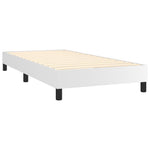 Boxspring Met Matras Kunstleer Wit