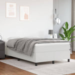 Boxspring Met Matras Kunstleer Wit