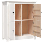 Dressoir 83X41,5X100 Cm Massief Grenenhout