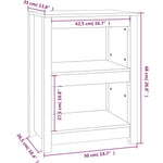 Boekenkast Massief Grenenhout