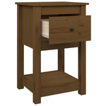 Nachtkastjes 40X35X61,5 Cm Massief Grenenhout