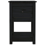 Nachtkastje 40X35X61,5 Cm Massief Grenenhout