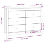 Dressoir Massief Grenenhout