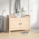 Halbankje Massief Grenenhout