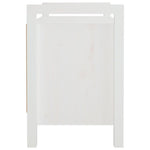 Halbankje Massief Grenenhout