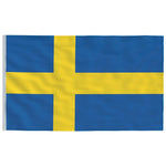 Vlag Met Vlaggenmast Zweden 6,23 M Aluminium