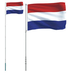 Vlag Met Vlaggenmast Nederland 5,55 M Aluminium