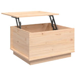 Salontafel 60X50X35 Cm Massief Grenenhout