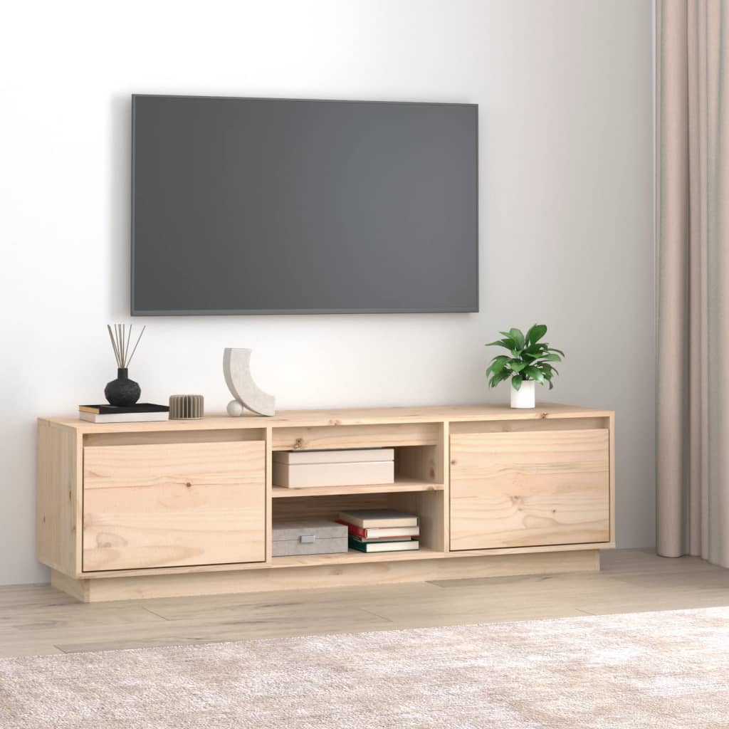 Tv-Meubel 40X35X40 Cm Massief Grenenhout